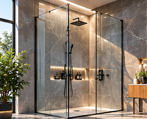 Frameless Cam Duşakabin
